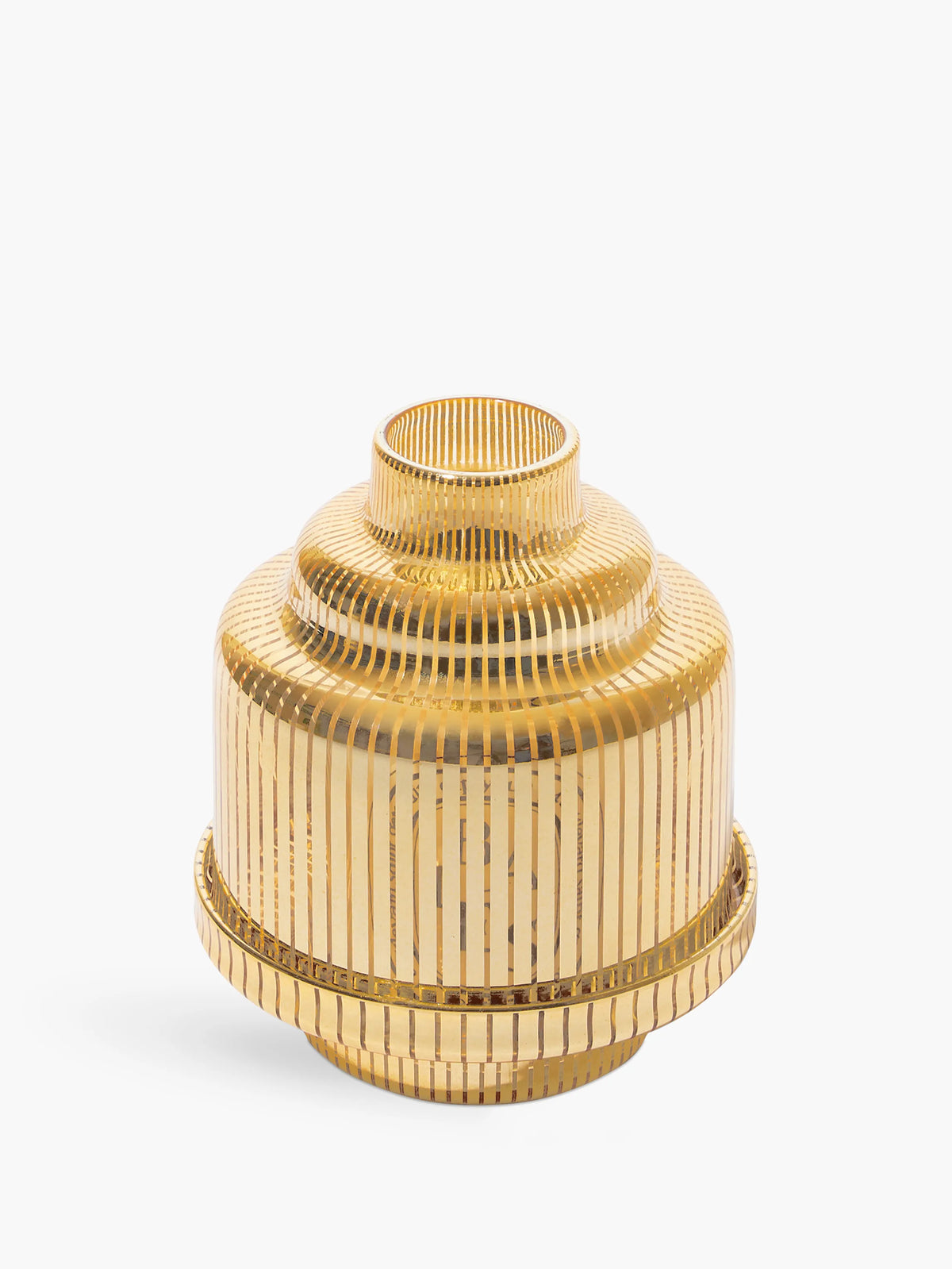 Golden Pyramid candle holder - For classic candles